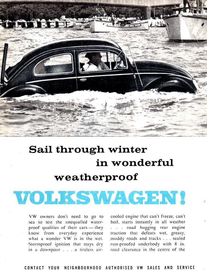 1960 Volkswagen Sails Thr Tough Winter